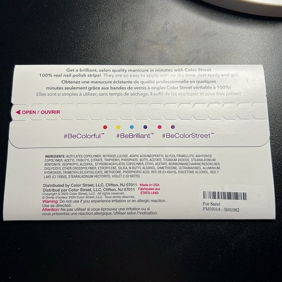 Purple Color Street Nail Strips - Picture 3 of 4